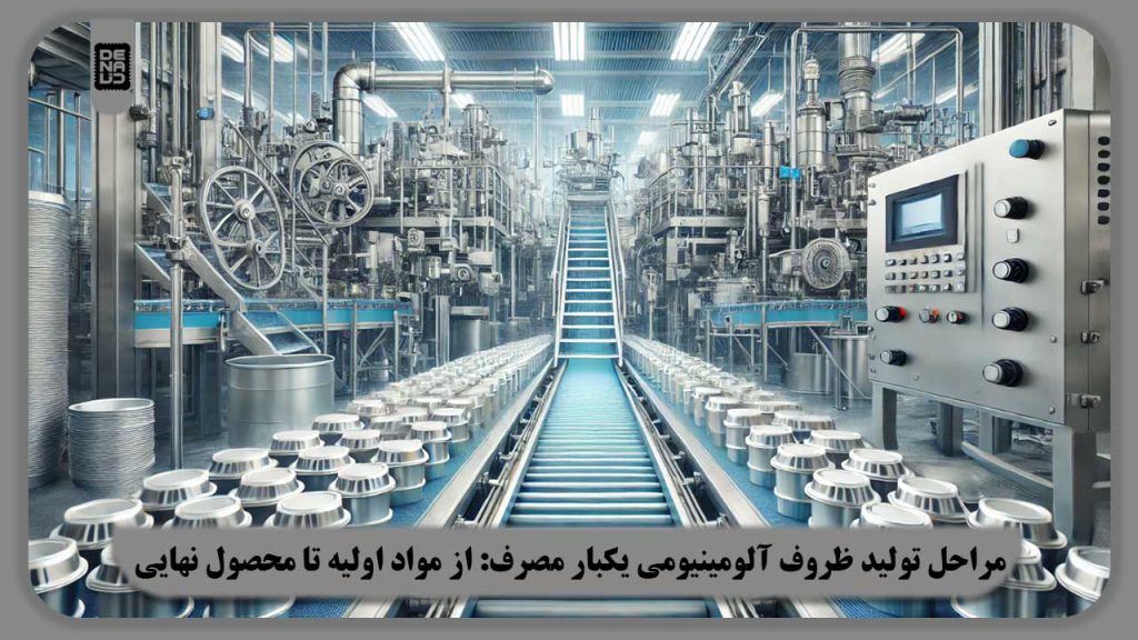 مراحل تولید ظروف آلومینیومی یکبار مصرف: از مواد اولیه تا محصول نهایی