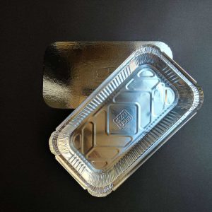 ظرف یکبار مصرف آلومینیومی کبابی بزرگ تصویر 2