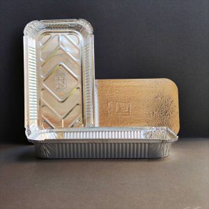 ظرف یکبار مصرف آلومینیومی کبابی بزرگ تصویر 1
