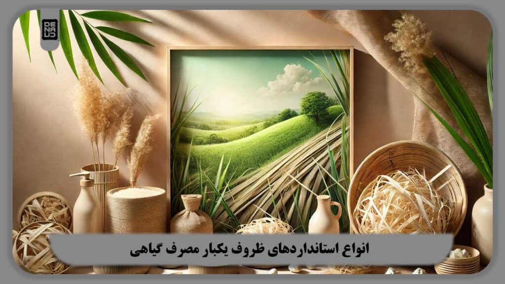 انواع استانداردهای ظروف یکبار مصرف گیاهی